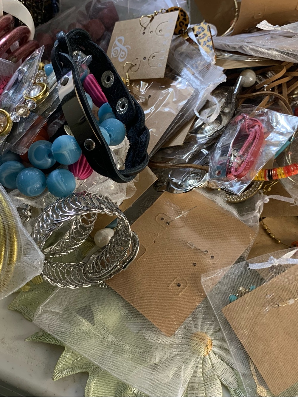 83 New Pieces of Plunder Mix Jewelry Earrings, Bracelets and Necklaces - Picture 2 of 3
